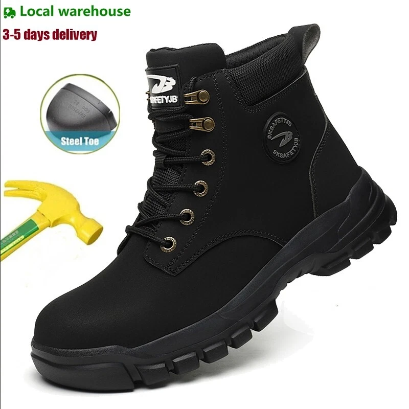 Mens Waterproof Work Boots Steel Toe Safety Shoes Indestructible Non Slip Boots
Opens in a new windo