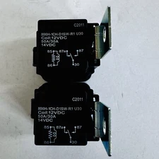 2x Song Chuan 896H-1CH-D1SW-R1 12VDC U30 Automotive Relay Form Weatherproof