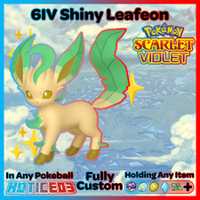 ✨ Shiny Leafeon 6IV ✨ Pokemon Scarlet & Violet 🚀 Fast 🚀