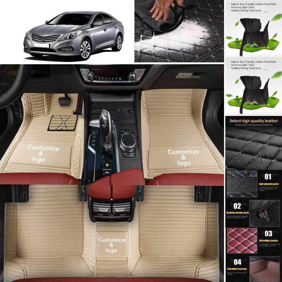 Hyundai Azera Luxury Waterproof Custom Floor Mats & Cargo Liners