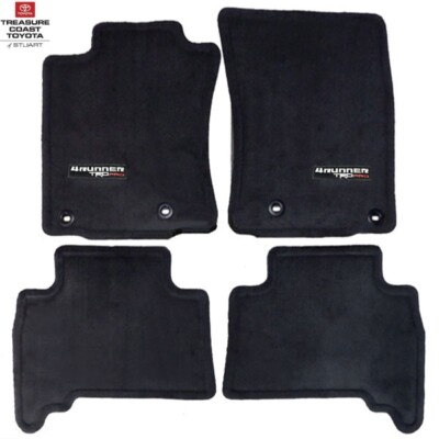 NEW OEM TOYOTA 4RUNNER 14-2022 TRD PRO ROAD CARPET FLOOR MATS BLACK