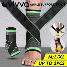 Ankle Brace Support Compression Sleeve Plantar Stabilizer Pain Relief Foot Wrap