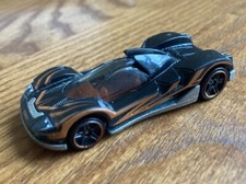 2010 Hot Wheels - TEEGRAY - Black & Orange Stripes - R0943 - Loose
