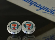 Eddy Merckx 7-eleven crankset dust caps fit shimano campagnolo ofmega gipiemme