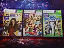 Lot Xbox 360 - Kinect Adventures, Sports Season 2 & Victorious Time to Shine.