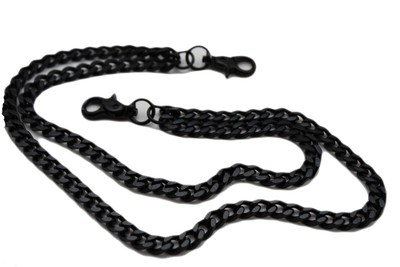 Men Black Long Wallet Chains Metal Links KeyChain Jeans 2 Strands Chunky Biker Men Black Long Wallet Chains Metal Links KeyChain Jeans 2 Strands Chunky Biker
