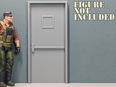 1/12 Scale Commercial/Industrial Door - Prop for 6'' action figure diorama