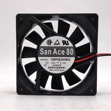 Sanyo 109P0824H602 24V 0.12A 8020 8CM 2-Wire Inverter Cooling Fan