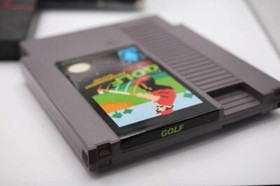 GOLF BLACK LABEL  Nintendo NES BOX Set IB PROTECTOR TESTED RARE