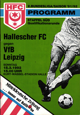 II. BL 91/92 Hallescher FC-VfB Leipzig, 15.03.1992