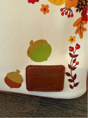 Chip ‘n’ Dale Loungfly Acorns Mini Backpack NWT Disney Loungefly Chip n Dale Mini Backpack Fall Leaves Acorn  main image 4