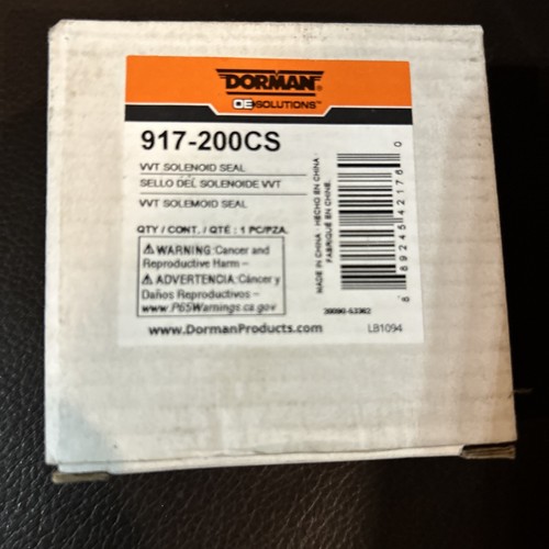 Dorman Right Engine Variable Valve Timing (VVT) Solenoid Gasket 917-200CS - NOS
