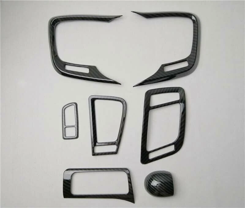 For Kia Optima 2011-2013 Carbon fiber Car Dash Set interior Decor Trim Decal Kit Foto 2 de 2