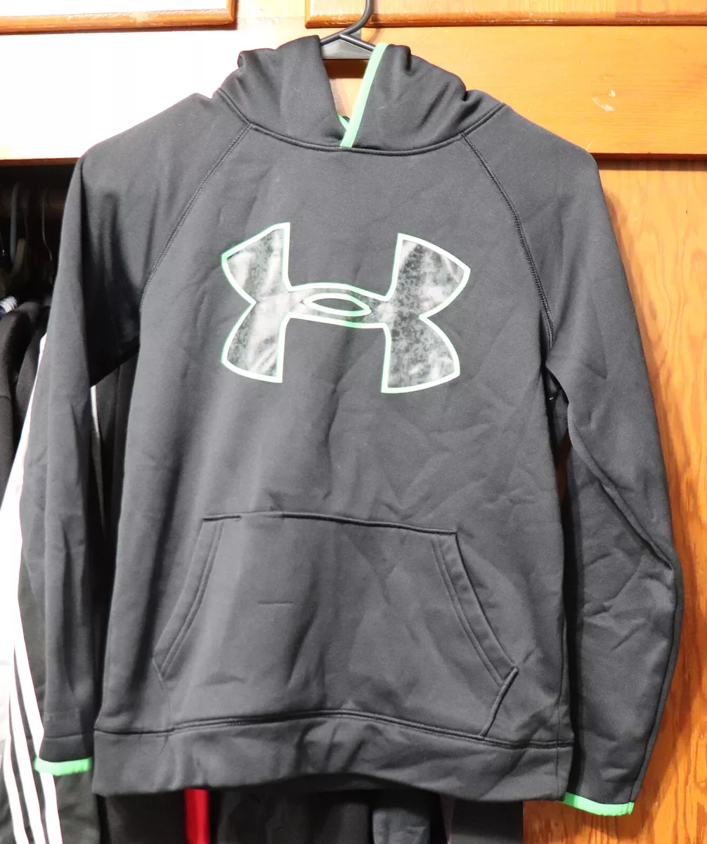 Under Armour UA Armour Fleece Storm Big Logo Hoodie Pullover Youth