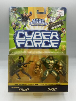 Cyber Force Action Figures, Mega Heroes, The Ultimate Encounter, Limited Edition
