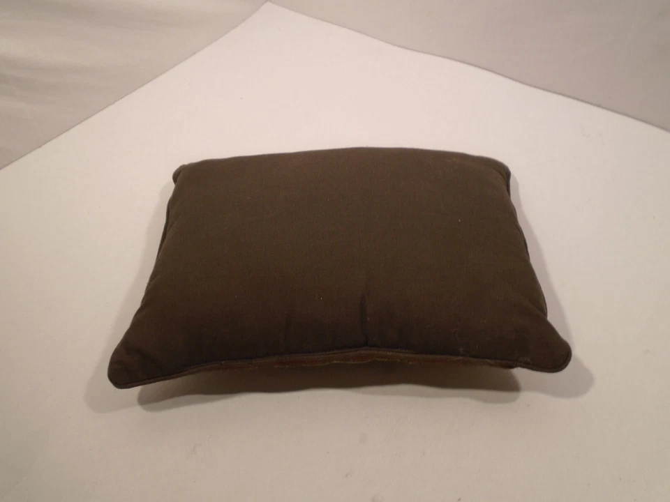 Tapestry Pillow, Rustic, Log cabin,Woodland Bears, Moose, Leaf 17”X13" - Image 2 of 2