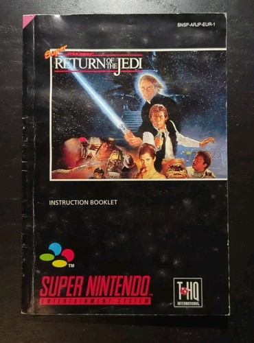 Super Star Wars - Return of the Jedi - Super Nintendo Anleitung SNES