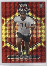 2024 Mosaic Rookies Choice Fusion Red & Yellow Prizm 10/80 Amarius Mims #318 5ub