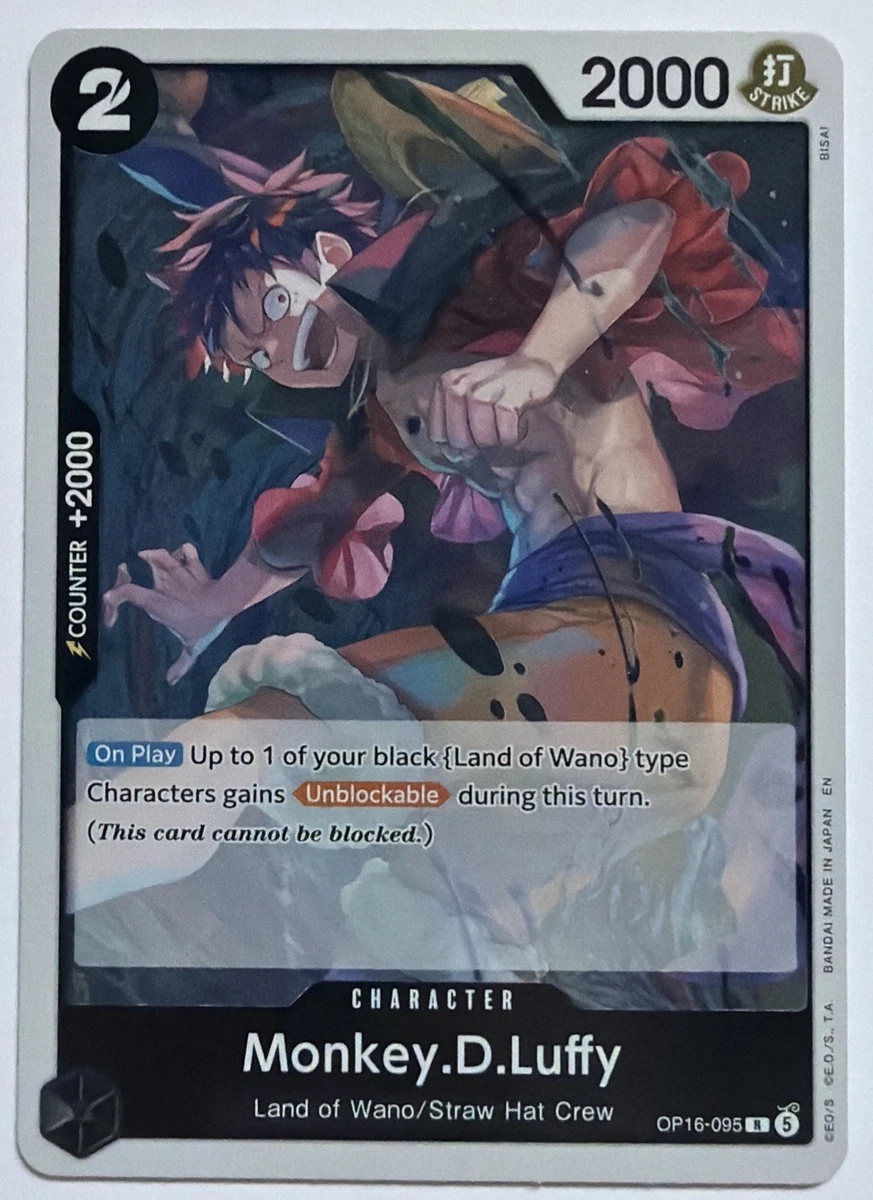 25+ Monkey.D.Luffy OP16-095 The Time of Battle for sale | Updated