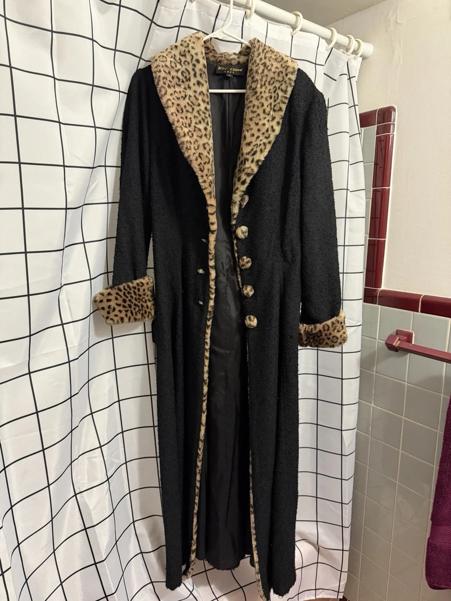 Betsey Johnson Animal Print Coats Trench Coats, Jackets & Vests