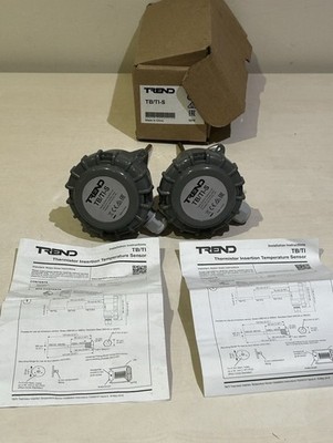 2 x Trend TB/TI-S Thermistor Einschub Temperatursensor Neu UVP 70£ je 