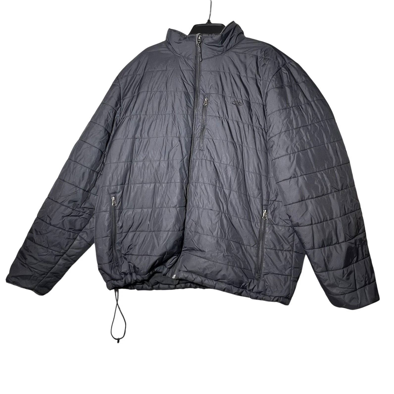 Champion Men's Black Quilted Full Zip Puffer Jacket Insulated Size 2XL/3XL
