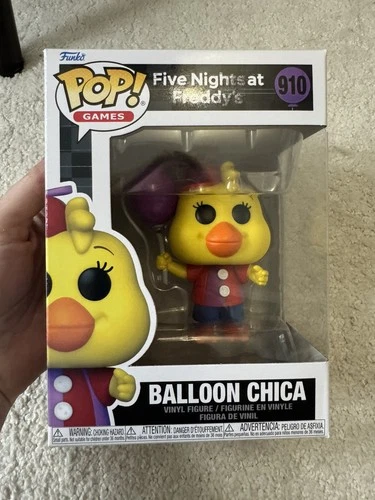 Five Nights at Freddy's Balloon Chica Funko Pop Vinyl Figure 910 W/ Protector