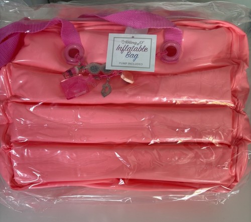 Bling2o Girls Pink Inflatable Beach Double Handle Handbag Shoulder Bag 60$ New - Picture 2 of 3