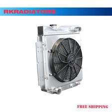3 Row Fit Ford Comet Falcon Sedan Mustang 1960-1966 Radiator With Fan Shroud At