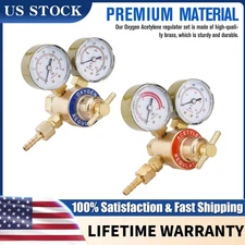Oxygen Regulator & Acetylene Gas Regulator Victor Welding Cutting Torch Gauge