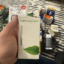 New TOPGREENER Simple Smart Solutions Humidity Sensor/Fan Control-White