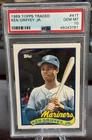 1989 KEN GRIFFEY JR TOPPS TRADED ROOKIE PSA 10  MARINERS HOF 50-50? (781)