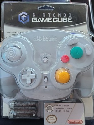 Nintendo Gamecube WAVEBIRD Wireless Controller Grey Genuine Factory Sealed