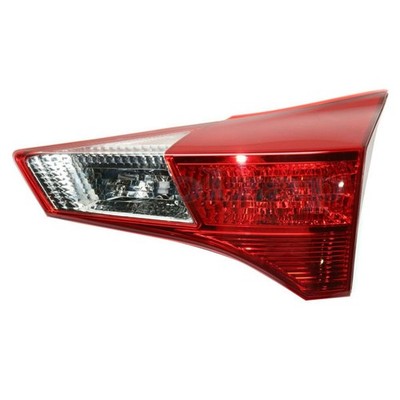 CAPA for 2013-2018 RAV4 Rear Right Tail Lights Red & Clear Plastic 81581-42050 Q