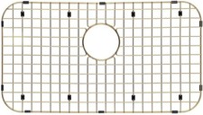 26"x14" Matte Gold Stainless Steel Sink Bottom Protector Grid NEW