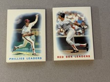 1986 Topps  TIFFANY  Team Leaders   (26 Card Set,  12 NL and 14 AL)   NEW MT