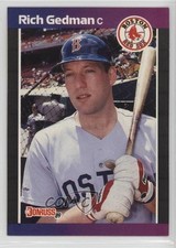 1989 Donruss Rich Gedman (*Denotes* on Back) #162 0c4