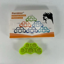 Pnrskter Silicone Finger Stretchers Multi-Color Pack of 6 Different Strengths