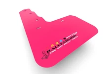Rally Armor MF92-BCE22-PK/BLK Pink Mud Flap for 2022-2024 Subaru WRX