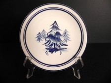 Dansk Bistro Christmas Plate – 1 Canape Plate(s) – Holiday  Trees- Stoneware