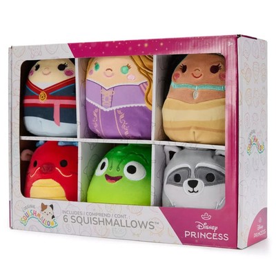 Disney Princess Squishmallows Plush Set   Exclusive - Mulan Rapunzel Pocahontas