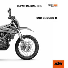 2023 KTM 690 ENDURO R EU Repair Manual On Usb Drive