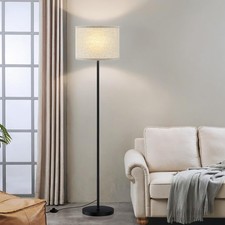 Ambimall 60'' Modern Floor Lamp with Shade, Tall Lamps for Living Room,
