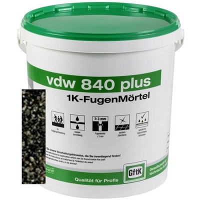 vdw 840 plus 1K-Fugenmörtel basalt 25kg