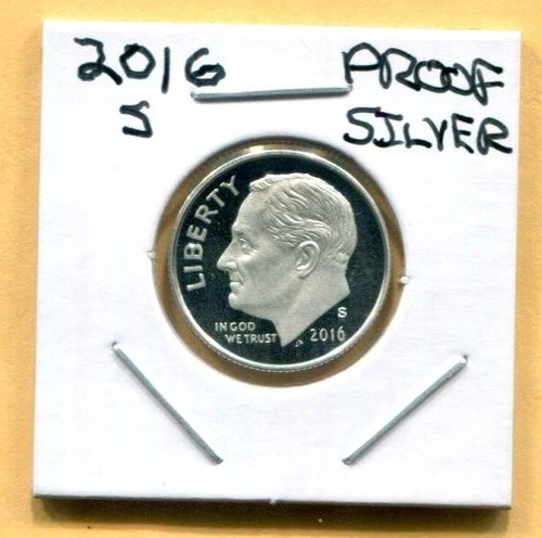 Gem 2016-S Proof Cameo Silver Roosevelt Dime - Free Shipping