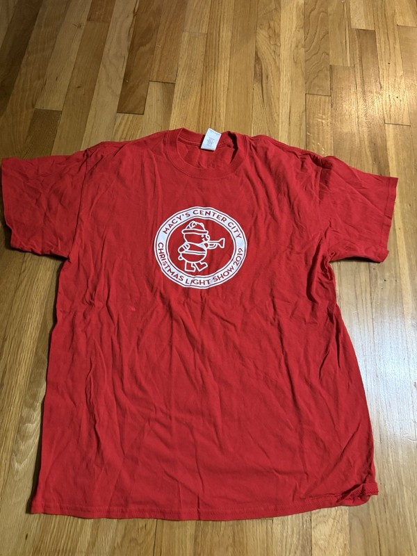 Vintage Macy’s City Center Christmas Light Show Studio Work Shirt