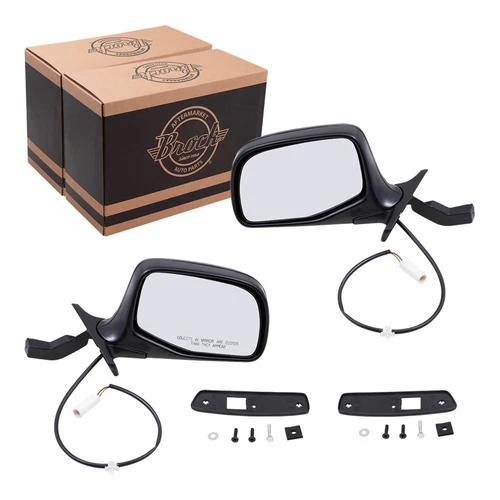 For 1992-1996 Bronco Power Mirror Paddle Type Set F7TZ17682BAA 1992-1996 F-150