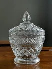 Vintage Anchor Hocking Wexford Sugar Bowl & Lid, 5”x 3.75”
