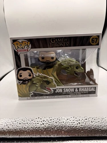 Funko Pop! Rides Game of Thrones Jon Snow & Rhaegal Vinyl Figure #67