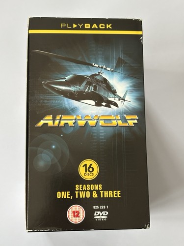Airwolf: Series 1-3 DVD (2007) Jan-Michael Vincent cert 12 16 discs Great Value - Foto 2 di 17